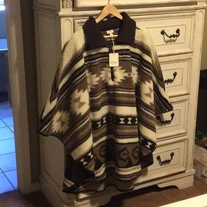 Woman’s cape Pancho style cover up brand new! $40 off original price!